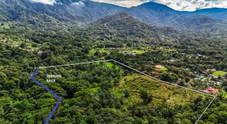 PROPERTY WITH RIVER, FRUIT TREES, AND MOUNTAIN VIEWS, IN OJOCHAL – 22 ACRES