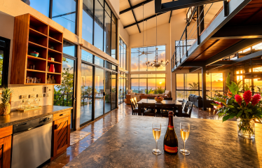 LUXURY RESIDENCE 3 BEDROOM HOME ON 6 ACRES WITH PACIFIC OCEAN VIEWS, IN MATAPALO
