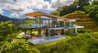 LUXURY HOME WITH OCEAN VIEWS, SOLAR POWER, AND CONTEMPORARY DESIGN, IN OJOCHAL – 1.24 ACRES