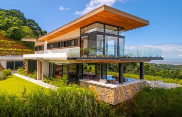LUXURY HOME WITH OCEAN VIEWS, SOLAR POWER, AND CONTEMPORARY DESIGN, IN OJOCHAL – 1.24 ACRES