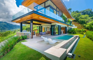 LUXURY HOME WITH OCEAN VIEWS, SOLAR POWER, AND CONTEMPORARY DESIGN, IN OJOCHAL – 1.24 ACRES